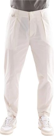 Paolo Pecora Straight Broeken - Heren - Straight fit broeken - Beige - S - Katoen - Broeken