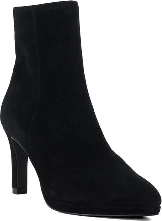 Dune London Womens Ladies Olivvya - Platform High Heel Ankle Boots - Black Suede - Size UK 5