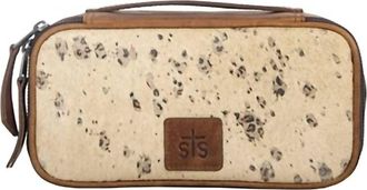StS Ranchwear Womens Serengeti Ada Makeup Kit In Cream Cowhide/leopard Print