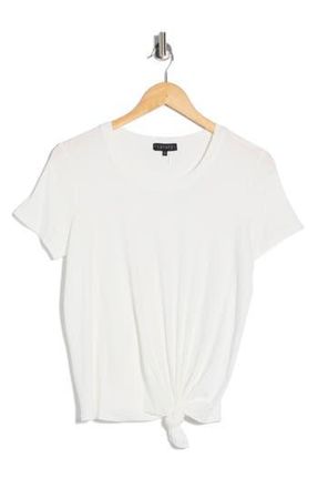 1.State Rib Tie Hem T-Shirt in New Ivory at Nordstrom Rack, Size X-Small