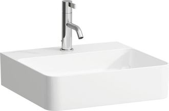 Laufen Laufen - Val Lavabo Con Enjuague Manual, Sin Agujero Para Grifo