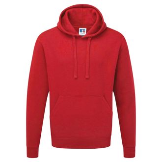 Russell Athletic Russell Heren Authentieke Hooded Sweatshirt / Hoodie (Klassiek rood)