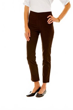 Sara Campbell Flannel Sheri Pants In Chocolate Heather