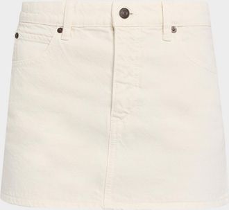 Frame Denim The Denim Mini Skirt