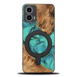 OEM Funda Bewood Unique Para Motorola G34 5g - Turquesa Con Magsafe