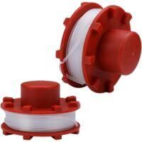 OEM Bobina Di Filo Per Einhell Ge-ct 36/30 Li E Solo Agillo 36/255 Bl Agillo 18/200 3405096 Ricambi Per Tagliaerba (2 Pezzi) - Crezuo