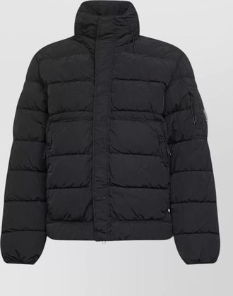 C.P. Company down quilted hooded puffer jacket