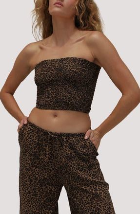Stone Fox Swim Strapless Tube Top in Selva at Nordstrom, Size X-Small/small