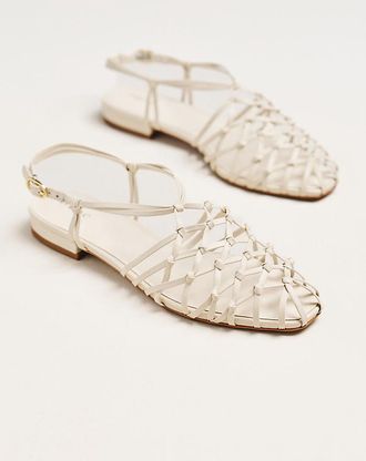 Maeve Woven Strappy Flat Sandals