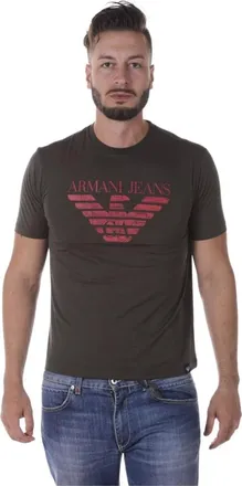 Armani Jeans Tops, Heren, Groen, L, T-Shirts
