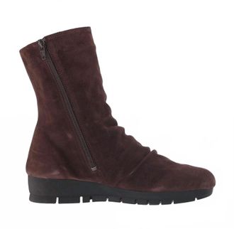 Eric Michael Womens Ren Leather Boot In Brown
