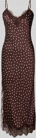 Forever New Cocktailkleid mit Spitzenbesatz Modell Jess in Dunkelbraun, Gr&ouml;&szlig;e 32