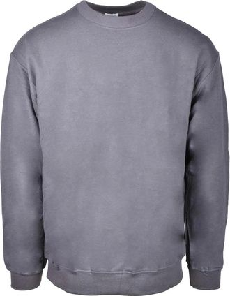 Covert Grey Crewneck Cotton Sweatshirt
