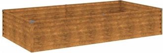 vidaXL Jardinera acero corten 195x100x36 cm Vidaxl
