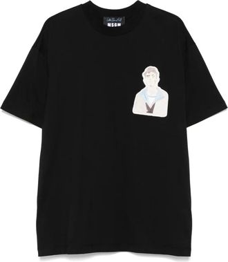 Msgm T-shirt Sailor - Nero