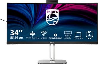 Philips 6000 Series 34b2u6603ch/00 Pantalla Para Pc 86,4 Cm (34) 3440 X 1440 Pixeles Wide Quad Hd Lcd Gris