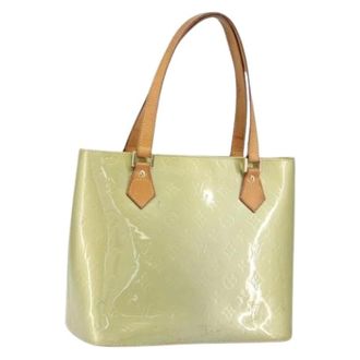 Louis Vuitton Pre-owned Tote Bags, female, Green, Size: ONE SIZE Pre-owned Houston Handbag