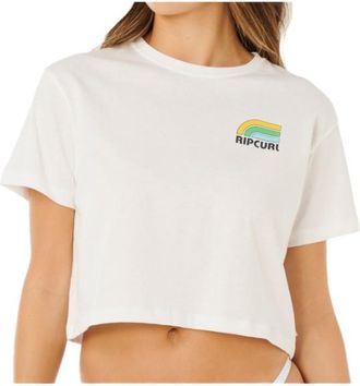 Rip Curl Surf Side Cropped Tee T-Shirt f&uuml;r Damen | wei&szlig;