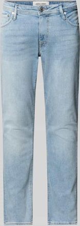 Jack & Jones Jack & Jones Straight Fit Jeans aus Baumwoll-Mix Modell GLENN FELIX in Hellblau, Gr&ouml;&szlig;e 28/32