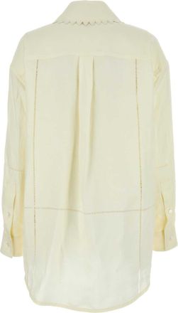 Bottega Veneta Womens Shirt Beige Linen