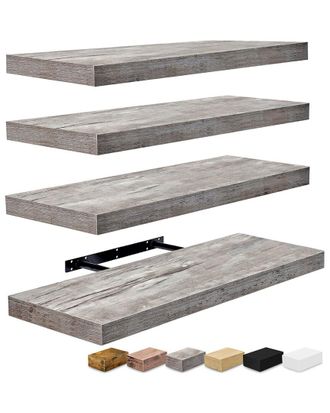 Sorbus Set of 4 Floating Shelves