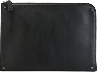 Valentino Garavani Clutch Rockstud - Nero