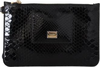 Dolce & Gabbana Tweedehands leren portemonnees - Dames - Vintage Accessoires - Zwart - ONE Size - Leer - Vintage