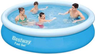 Bestway Piscina Desmontable Autoportante Fast Set 366x76 Cm Depuradora De Cartucho De 1.249 L/h