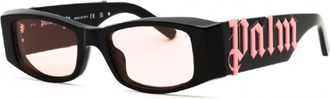 Palm Angels Unisex Black Rectangular Sunglasses PERI007ANGEL 1021