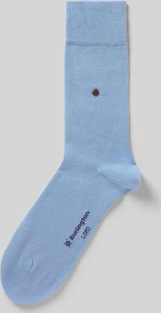 Burlington Socken mit Burlington-Niete in Bleu, Gr&ouml;&szlig;e 40-46