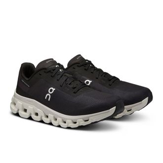 On On Cloudflow 4 3WD30110299 Sneakers Black White Lace Up Running Shoes