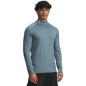 Under Armour Mens Cold Wthr G Mock in Blue - Size X-Small