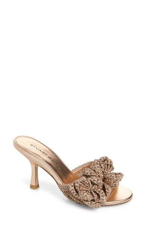 Stuart Weitzman Lotus Sandal in Light Gold at Nordstrom, Size 10.5