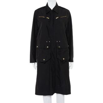 Ralph Lauren Collection Black Synthetic Zip Front Utility Coat