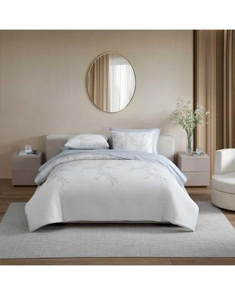 Vera Wang Trailing Vines Cotton Micro Waffle Duvet Set