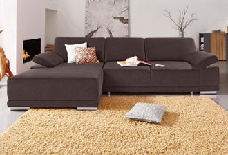 Sit&more Ecksofa »Coria L-Form« mit XL-Recamiere, wahlweise mit Bettfunktion