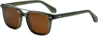 Epos Briggs V Sun Clip Zonnebril - unisex - Zonnebrillen - Groen - 54 MM - Accessoires