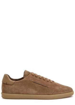 Ermenegildo Zegna 232 Suede Sneakers - Beige - 10 (IT44 / UK10)