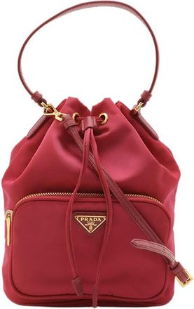 Prada Pre-owned Prada Re Nylon Duet Bucket Bag Ladies D83C9X575K1WNSM3