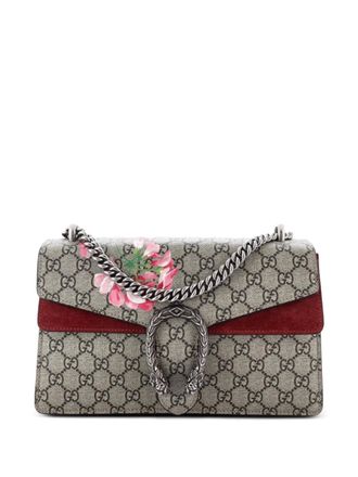 Gucci Dionysus Bag Blooms Print GG Coated Canvas Small shoulder bag - Marrone
