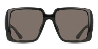 Gucci GG1692SA Asian Fit 001 Womens Sunglasses Black Size 54 - Free RX Lenses - Free RX Lenses