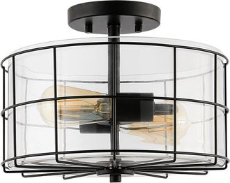 Safavieh Hannes 2-Light 12.5In Flush Mount