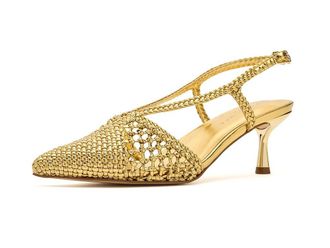 Marc Fisher Reagan Womens Shoes Gold : 6.5 M, Synthetic