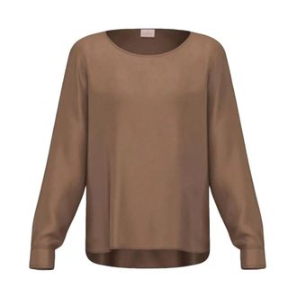 Marella Emmcursore Blusa - Blouses & Shirts - Mujer - Marr&oacute;n - 2XS