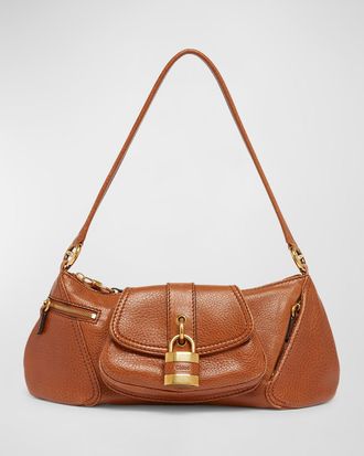 Chloé The 99 Shoulder Bag in Shiny Grained Calfskin