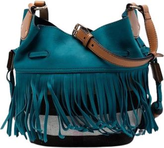 Burberry Pre-owned Belgrove Bucket Bag - Pre-owned - Mujer - Azul - ONE SIZE