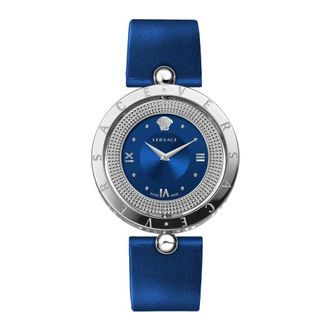 Versace Dameshorloge Eon 33.5 mm Blauw Ve 7901123 - Dames - Horloges - Blauw - ONE Size - Accessoires