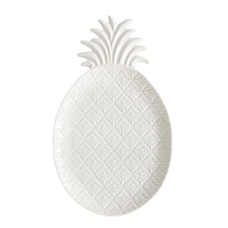 Easy Life Pineapple-shaped plate 36x21.5 cm in color box WHITE