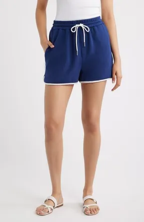 Bernardo Elastic Waist Dolphin Shorts in Medieval Blue at Nordstrom, Size X-Large