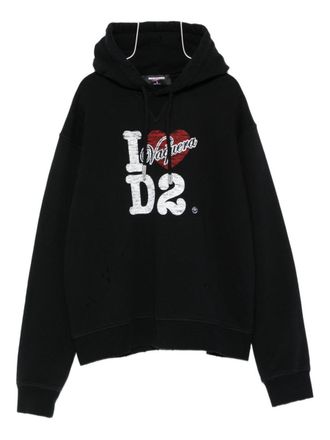 Dsquared2 Logo Cotton Hoodie